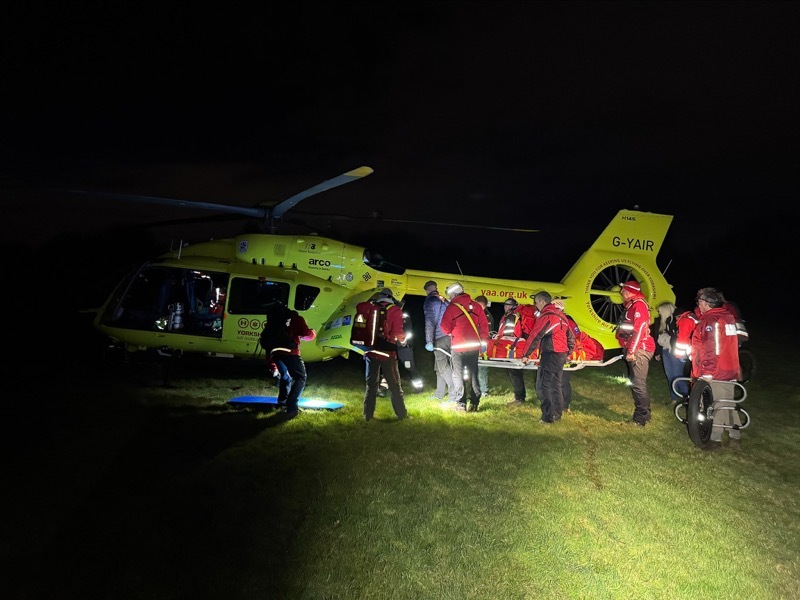 Other image for Teen rescued after cycling crash